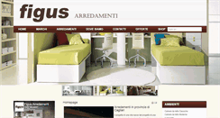Desktop Screenshot of figusarredamenti.com